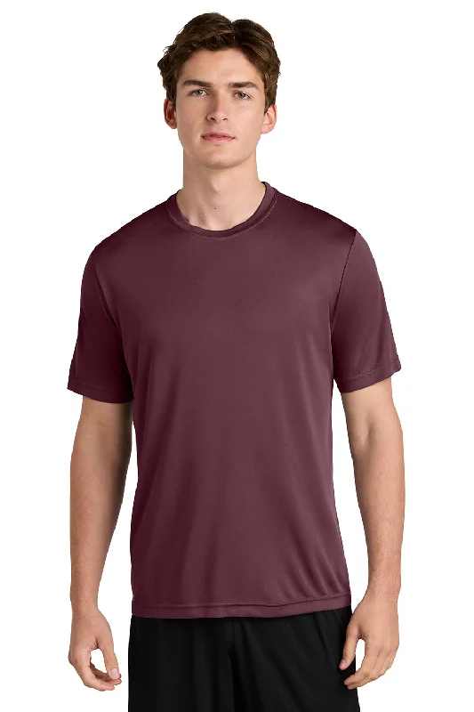 colorful short sleeve shirt for women -Sport-Tek Mens Competitor Moisture Wicking Short Sleeve Crewneck T-Shirt - Maroon