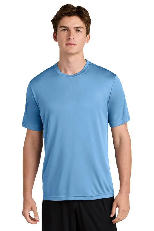 casual graphic short sleeve shirt for men -Sport-Tek Mens Competitor Moisture Wicking Short Sleeve Crewneck T-Shirt - Carolina Blue