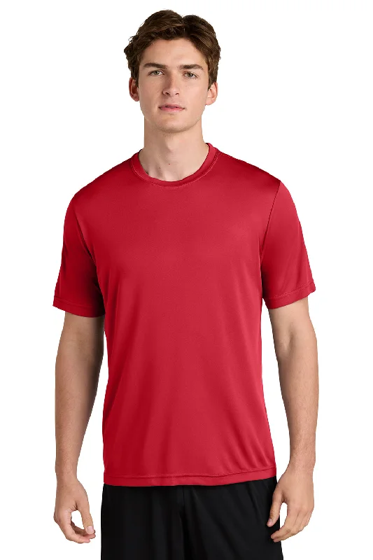 summer-ready graphic short sleeve t-shirt -Sport-Tek Mens Competitor Moisture Wicking Short Sleeve Crewneck T-Shirt - True Red