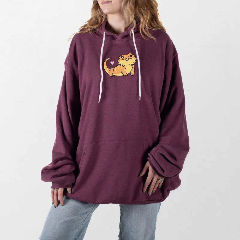 hoodie for hiking -Bearded Dragon Giant Hoodie