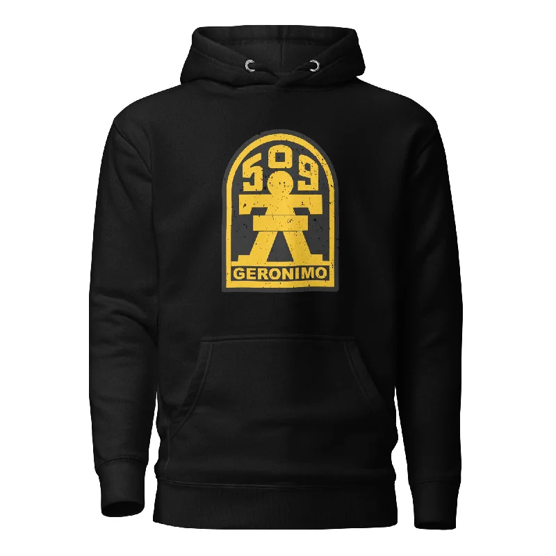 hoodie with vintage logo design -CLT - 509th Infantry Hoodie