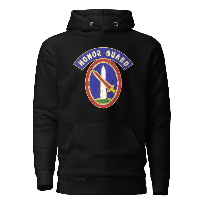 hoodie with loose sleeves -CLT - Honor Guard Hoodie