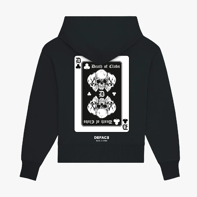 comfortable hoodie for men -Death of Clubs Hoodie (Black)