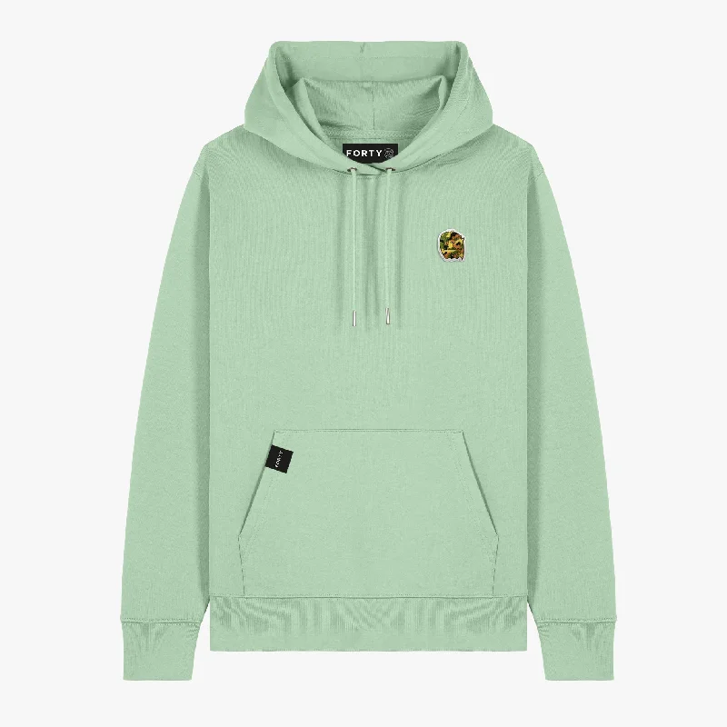 hoodie for casual office wear -FORTY Tom Hoodie 2.0 (Fern Green)