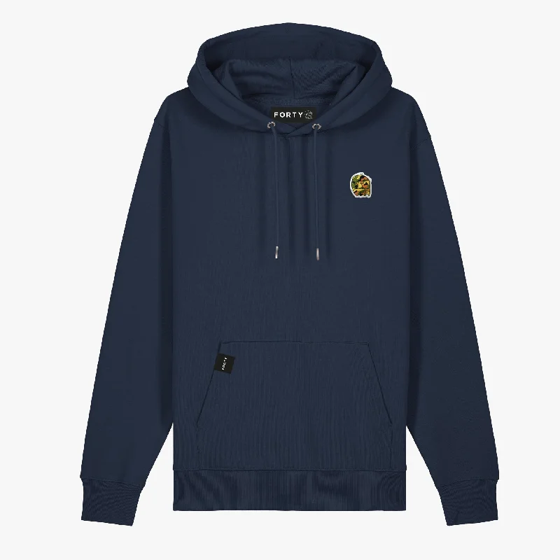 hoodie for relaxed weekends -FORTY Tom Hoodie 2.0 (Navy)