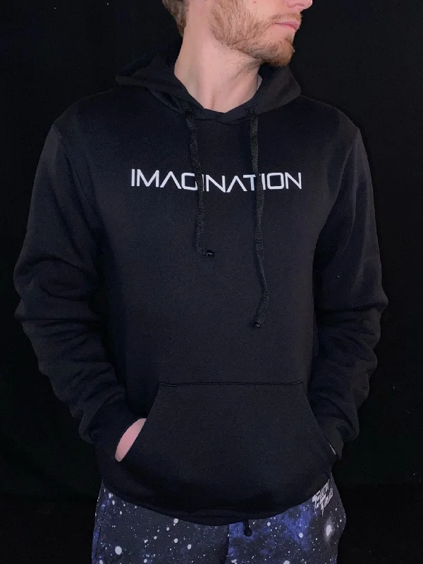 hoodie with subtle patterns -IMAGINATION Unisex Pullover Hoodie