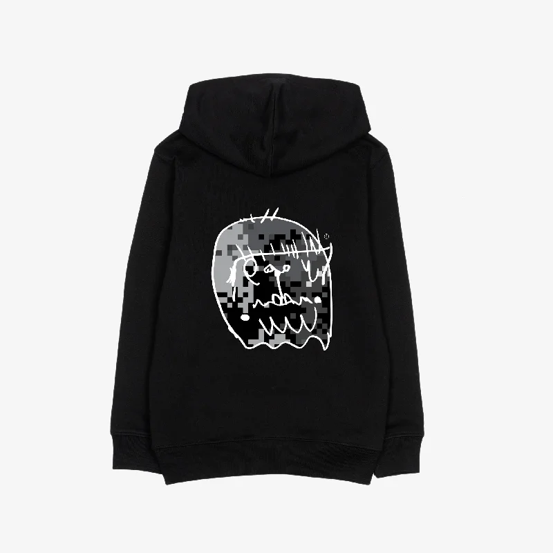 hoodie with sporty look -Junior Mac Hoodie (Black/Reflective)