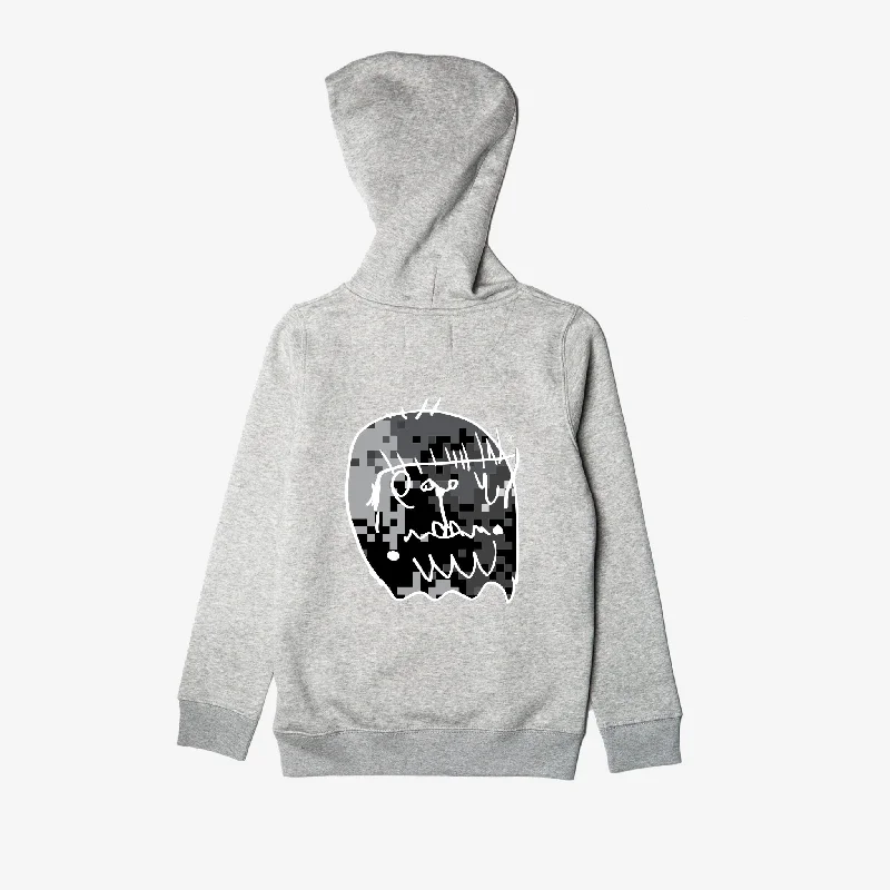 hoodie with a plush interior -Junior Mac Hoodie (Cool Grey/Reflective)