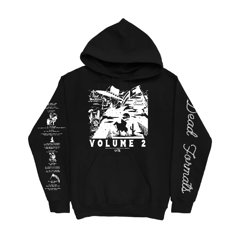 hoodie with adjustable waist -Dead Formats Volume 2 Black - Pullover