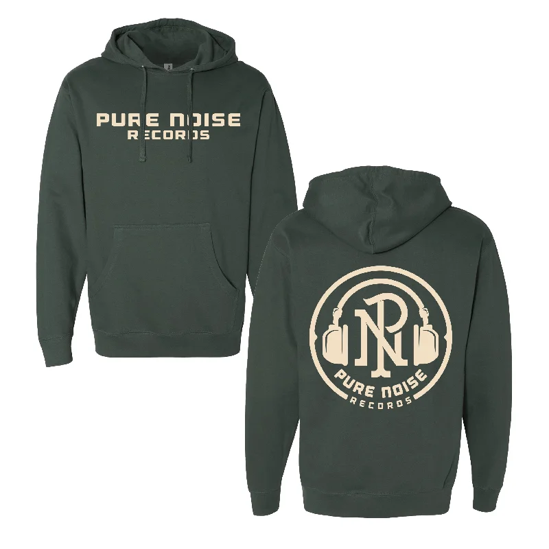 hoodie for night outs -Logo Alpine Green - Pullover