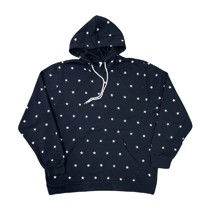 hoodie for chill days -Stars All Over Giant Hoodie