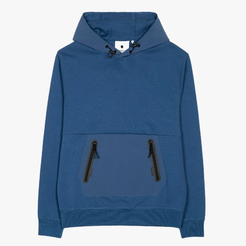 hoodie for men -Travis Tech Hoodie (Parisian Blue)