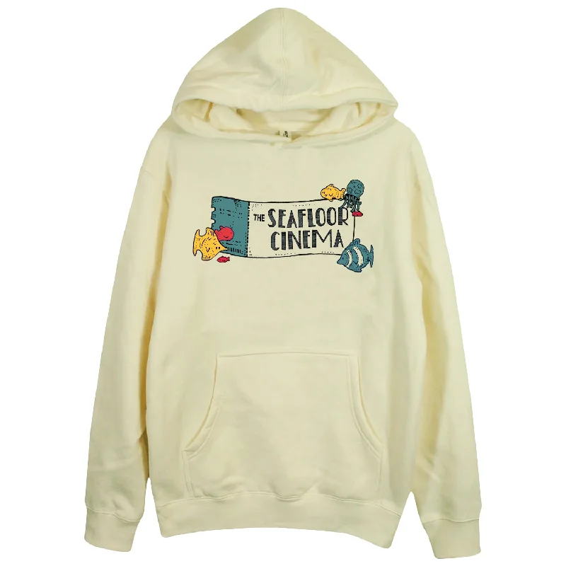 hoodie for casual office wear -The Seafloor Cinema Bone - Hoodie