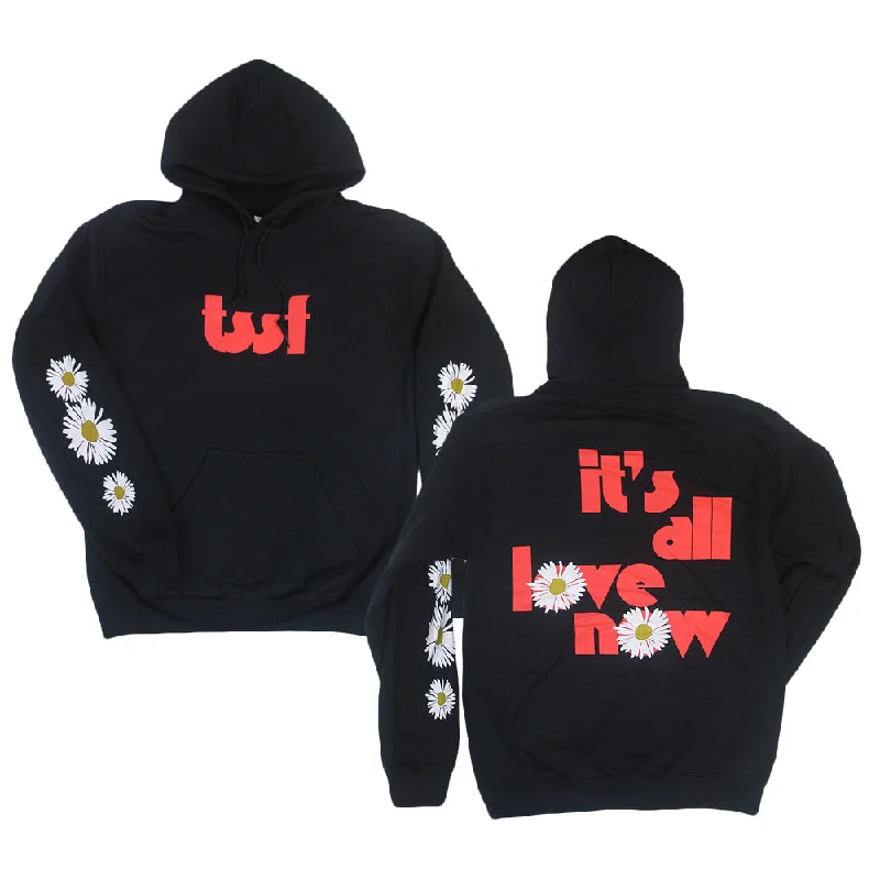 hoodie with unique cuts -All Love Now - Pullover