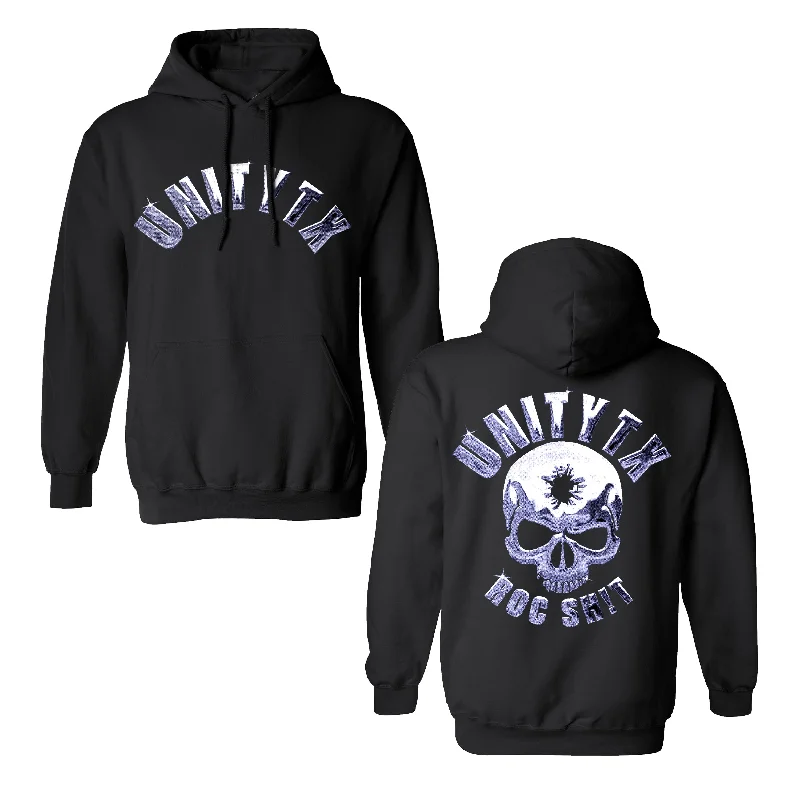 hoodie for keeping warm in style -Roc Sh!T Black - Pullover