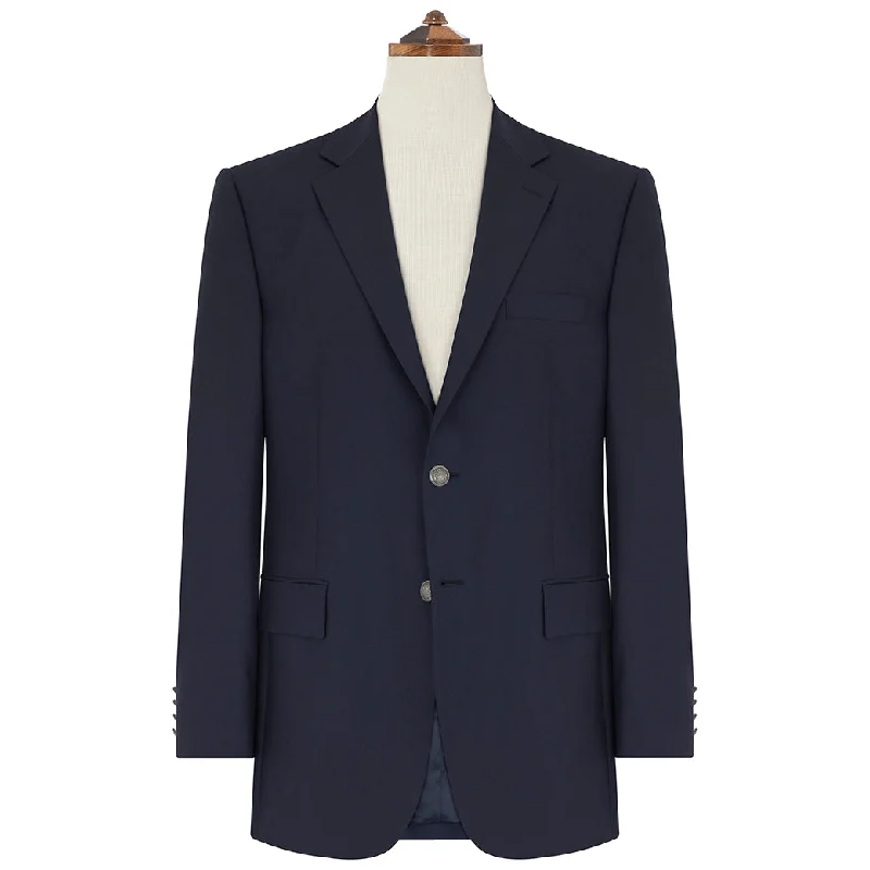 Bentley Navy Single Breasted Wool Blazer