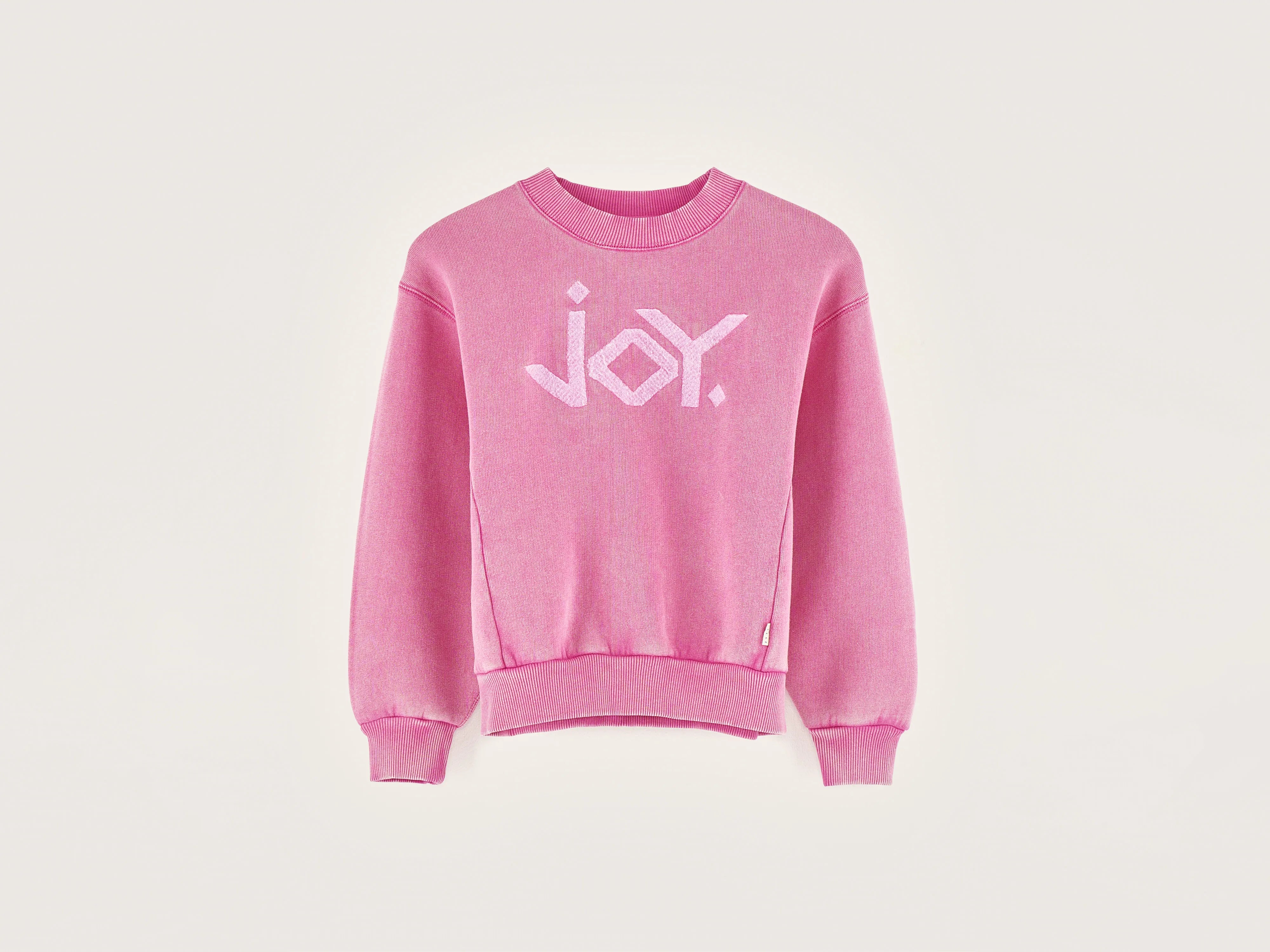 hoodie with modern, tailored fit -Fadoly round-neck sweatshirt (242 / G / FUSHIA)