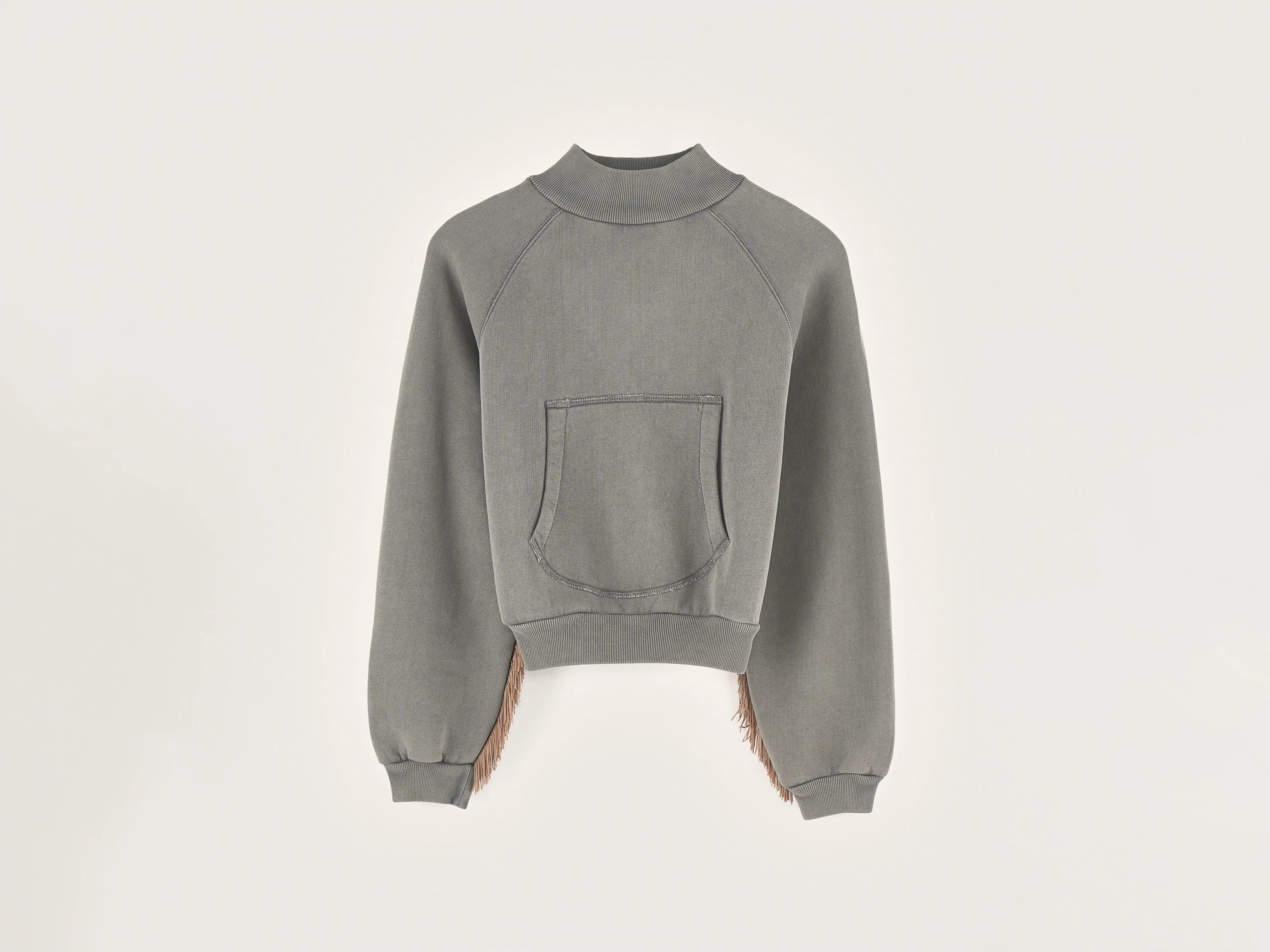 hoodie with a plush interior -Flores relaxed sweatshirt (242 / G / BLACK SAND)