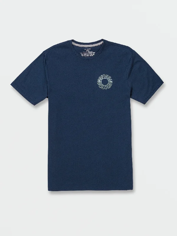 high-performance short sleeve t-shirt for sports -Glassoff Short Sleeve Tee - Baja Indigo