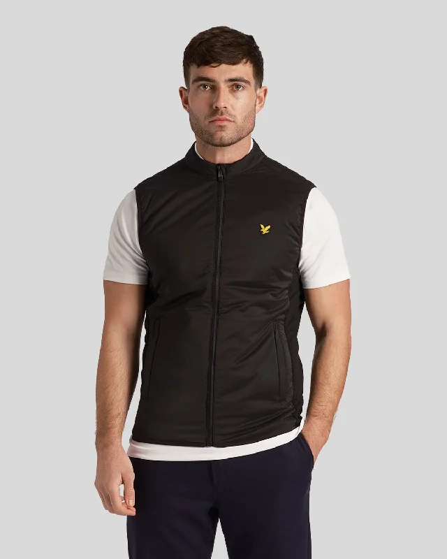 insulated jacket with hood-Golf Gilet