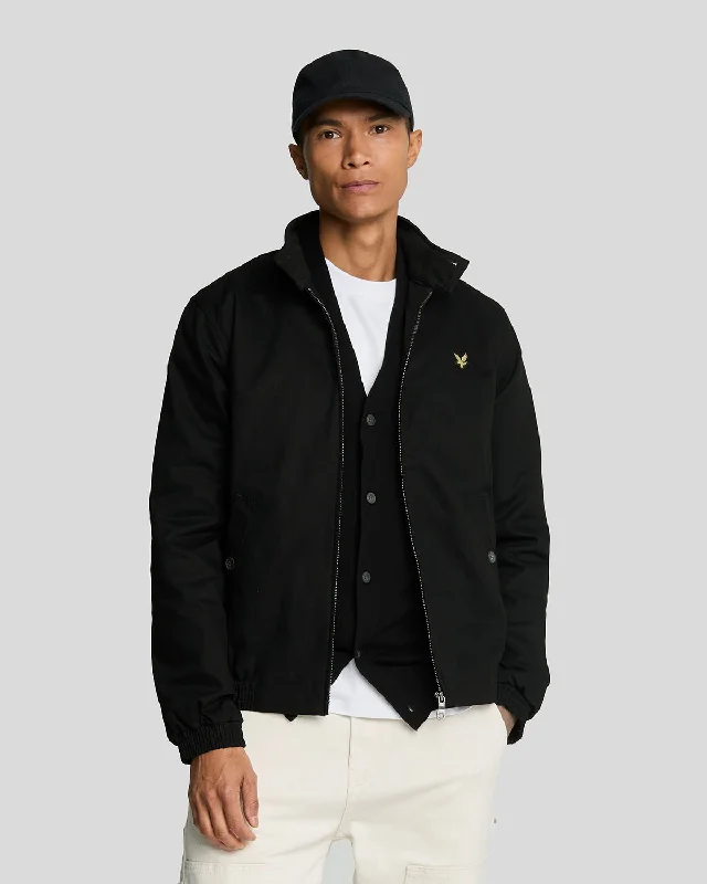 winter-ready jacket with hood-Harrington Jacket