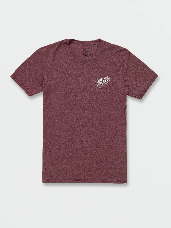 stylish short sleeve t-shirt for hot days -Harvester Short Sleeve Tee - Port Heather