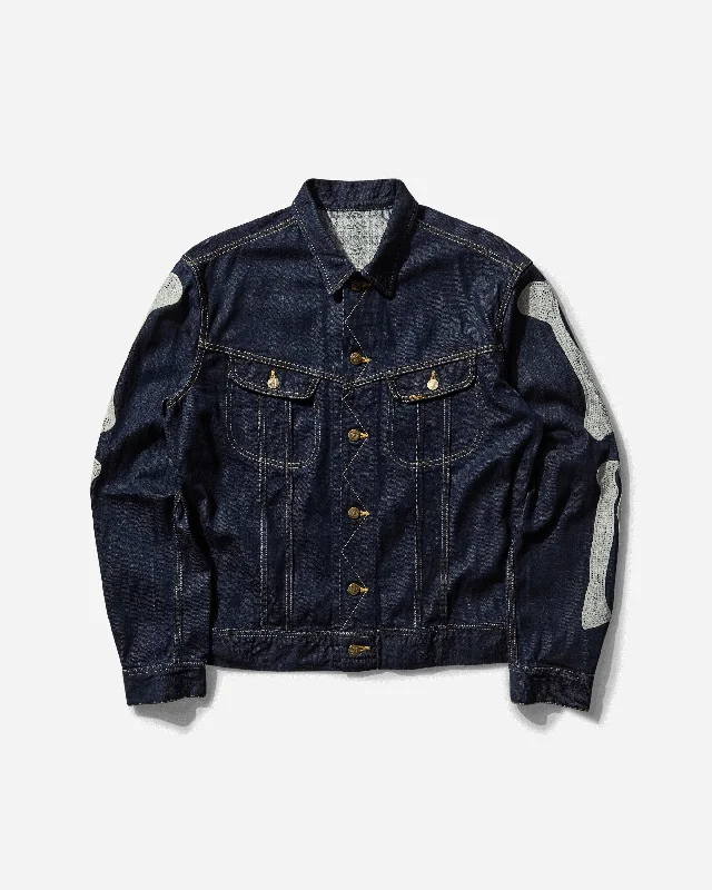 men’s versatile winter jacket-Men's 11.5oz Denim Mexican Tuxedo Westerner Jacket Indigo