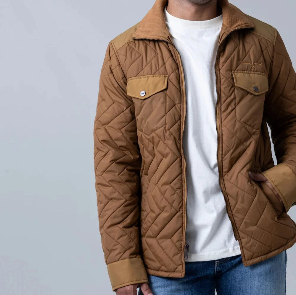 versatile winter jacket for men-Kimes Ranch Men's Skink Jacket in Brown