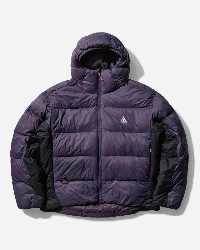 warm and cozy winter jacket-Men's ACG Therma-FIT ADV "Lunar Lake" Puffer Jacket Dark Raisin