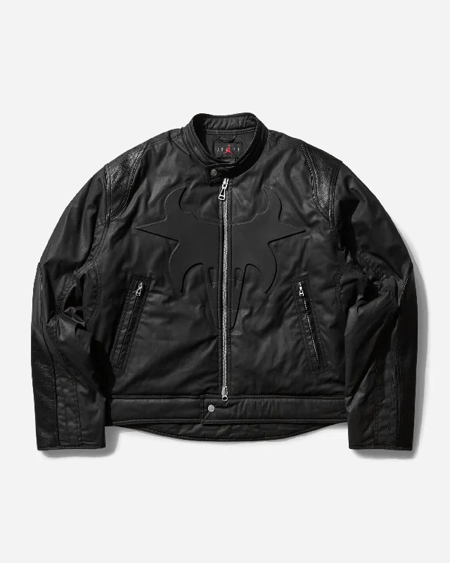 outdoor jacket for all seasons-Men's Travis Scott Waxed Jacket Black