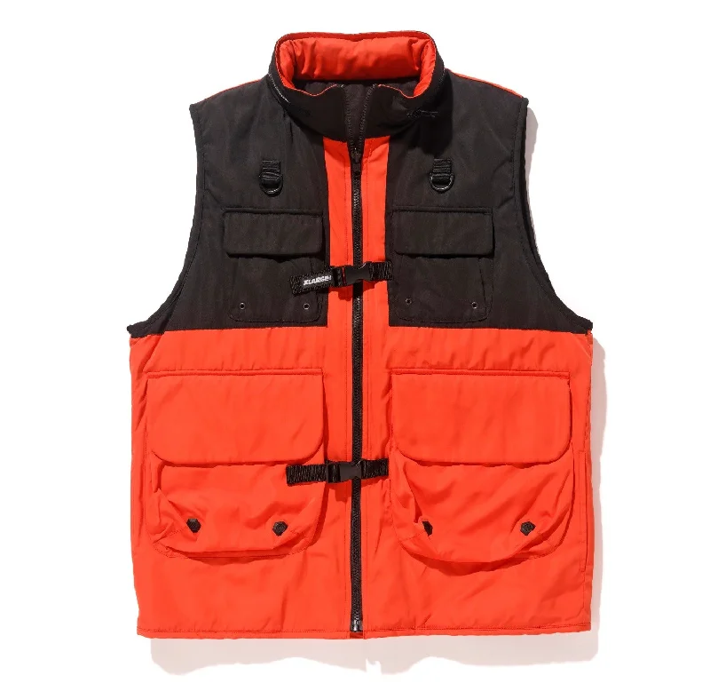 men’s long jacket with zipper-NYLON VEST