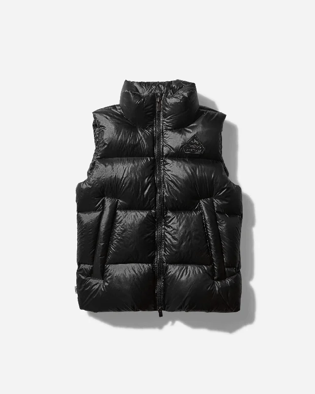 warm outdoor jacket for winter-Men's Barry Down Vest Black