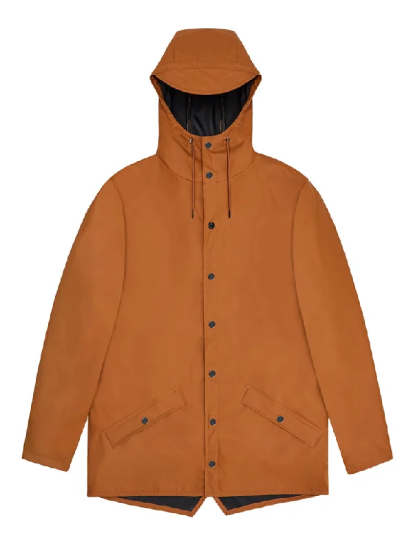 winter jacket for casual wear-Rains Short Jacket in Rust