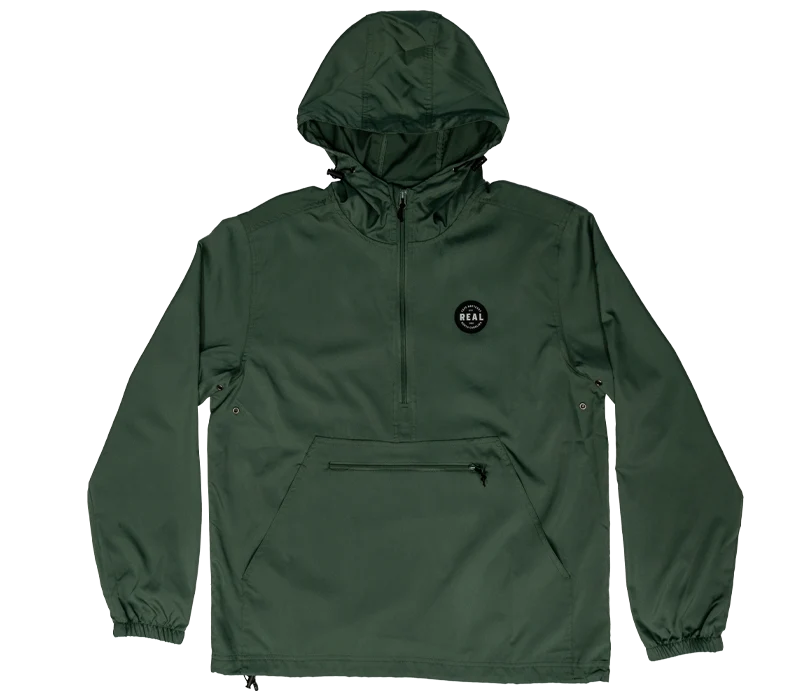 hoodie with cozy material -REAL Legacy Jacket-Olive