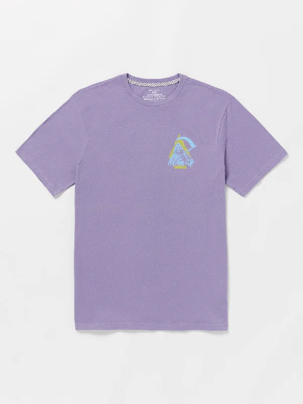 comfortable short sleeve t-shirt for lounging -Reaps Short Sleeve Tee - Purple Haze