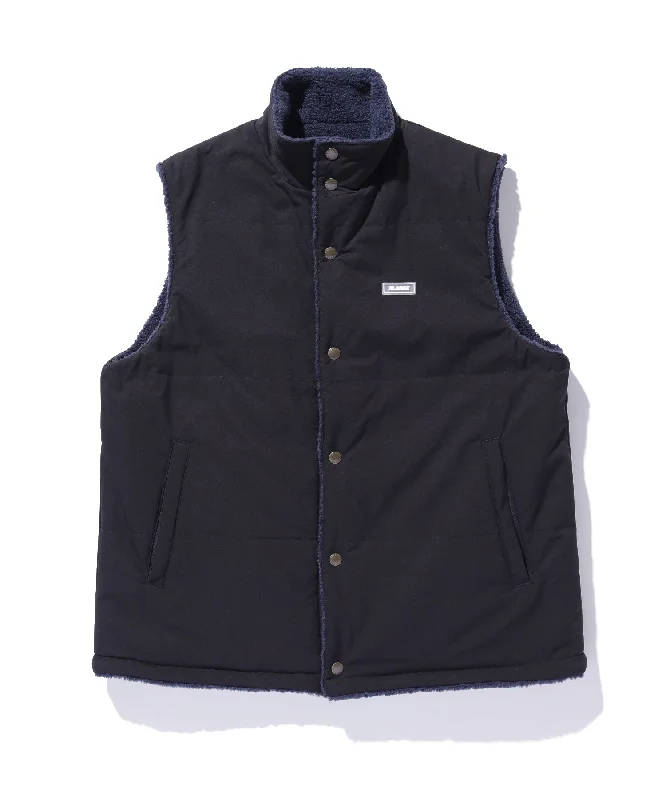 casual coat for cold weather-REVERSIBLE VEST