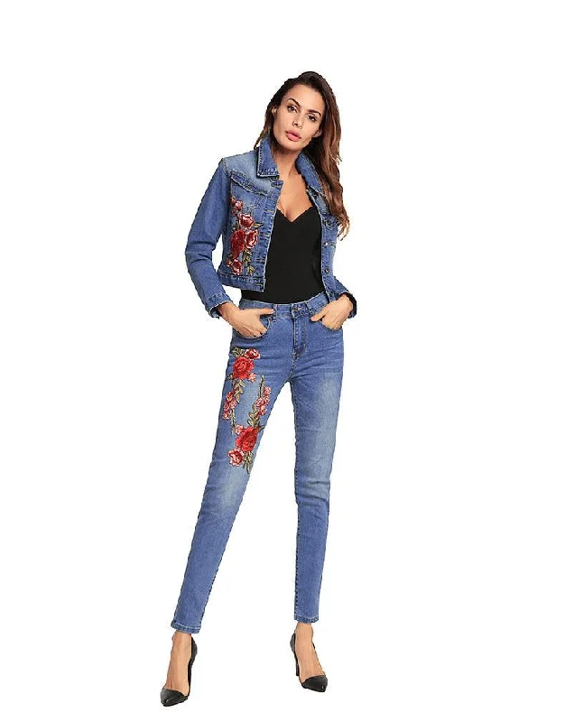 casual outdoor jacket-ROSE’S DENIM DREAM JACKET