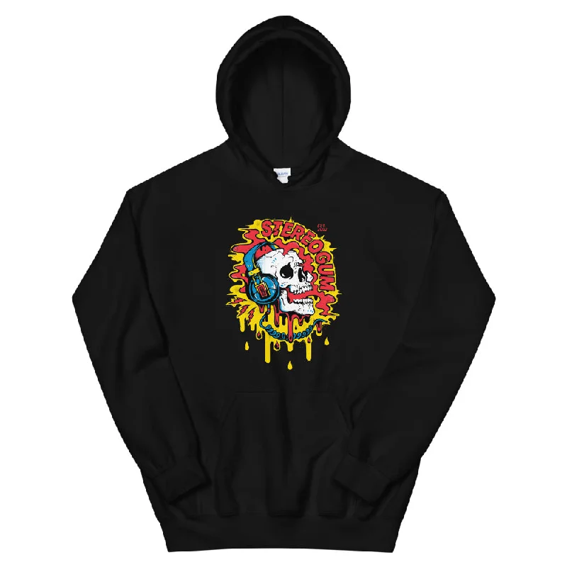 hoodie for chill days -Skull Graphic Hoodie