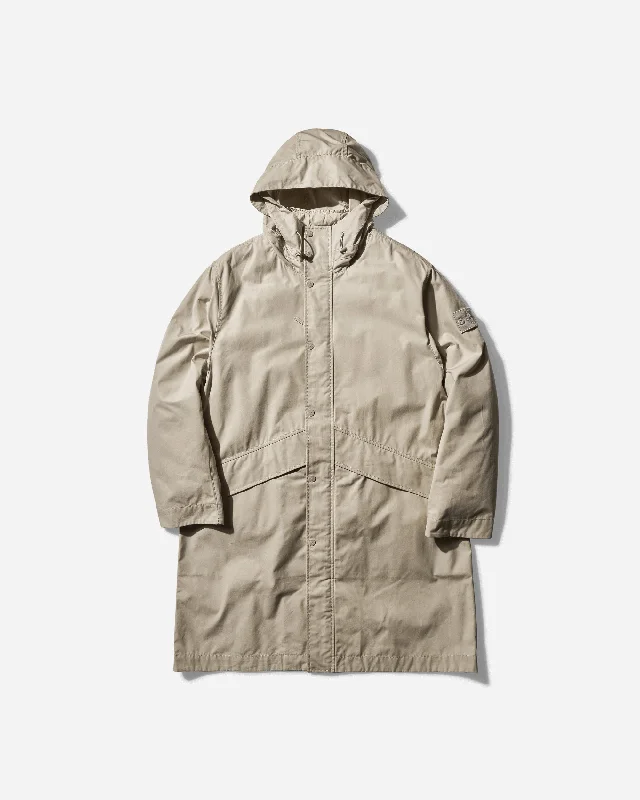 stylish men’s winter coat-Ghost Weatherproof Cotton Canvas Parka Beige