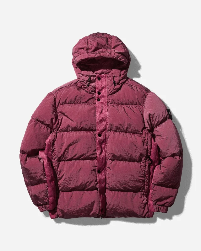 women’s performance outerwear-Men's Nylon Metal Hooded Down Jacket Rose Quartz