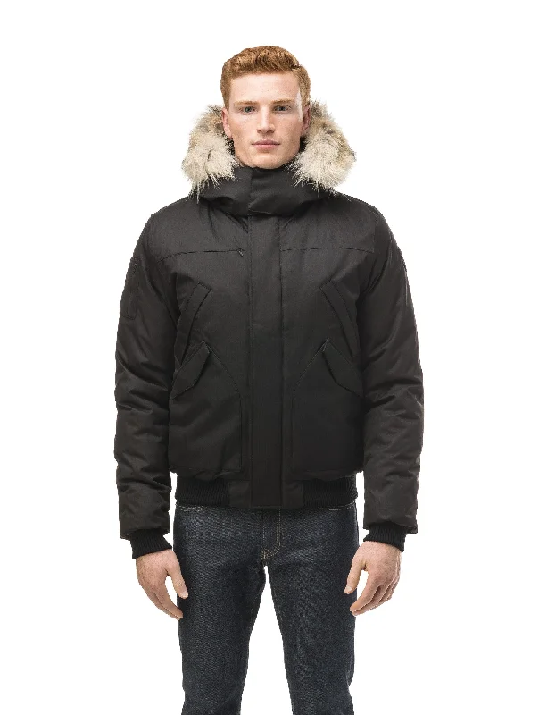 outdoor jacket for all seasons-Dylan Men's Hooded Bomber Jacket