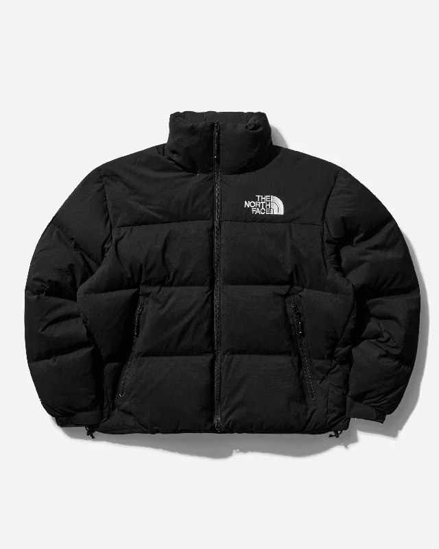 winter-ready jacket with hood-Men's RMST Nuptse Jacket Black