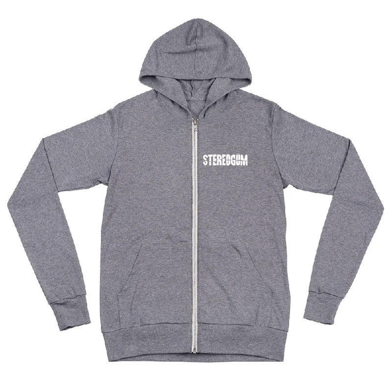 hoodie with fashion-forward details -Umlaut Logo Zip Hoodie