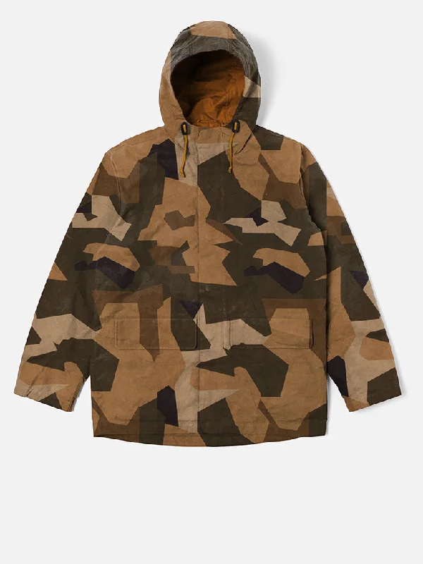 outdoor jacket for all seasons-Universal Works Stanedge Jacket in Swedish Camo