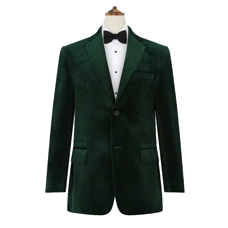 stylish padded coat for men-William Green Velvet Jacket