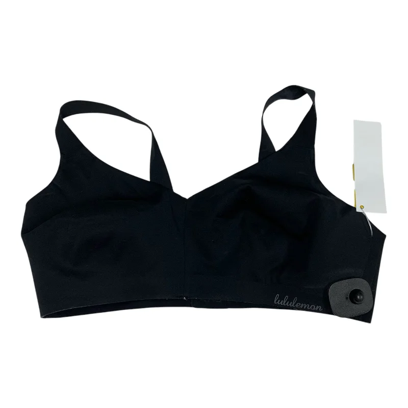 relaxed fit short sleeve t-shirt for kids -Athletic Bra By Lululemon In Black, Size: L