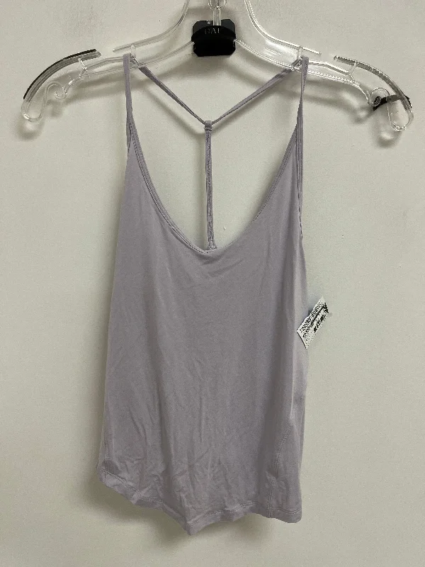 stylish short sleeve t-shirt for hot days -Athletic Tank Top By Lululemon In Purple, Size: 2