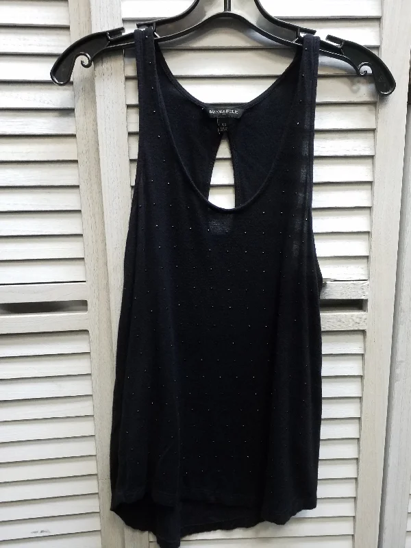 loose fit short sleeve workout shirt -Black Top Sleeveless Basic Banana Republic O, Size Xs