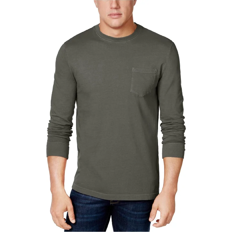 women's sweater with lace details-Club Room Men's Garment-Dyed Basic T-Shirt Grey Size 3 Extra Large - XXXL