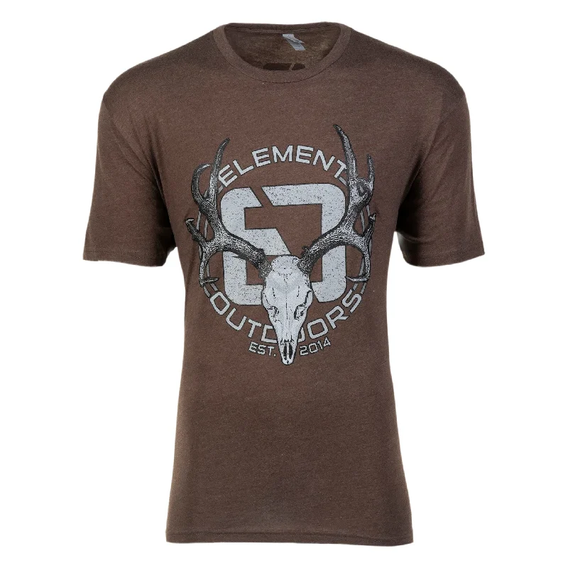 short sleeve top for hot summer days -EO Whitetail Skull Tee